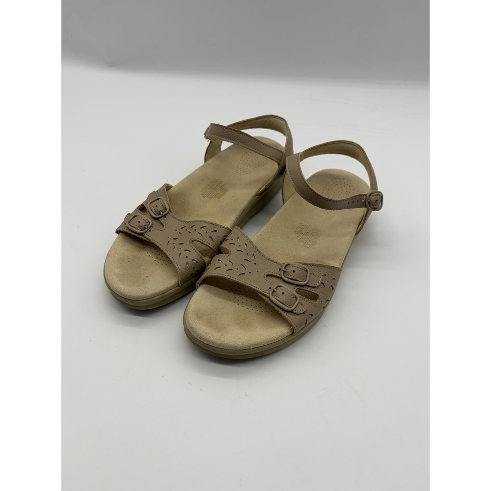 SAS Size 8.5 M Women's Duo Quarter Strap Sandals Warm Stone USA Tripad Comfort